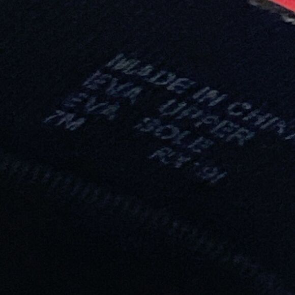 Michael Kors Men's MK Logo Jake Slides Sandals Red and Black Size 7M - Picture 6 of 7